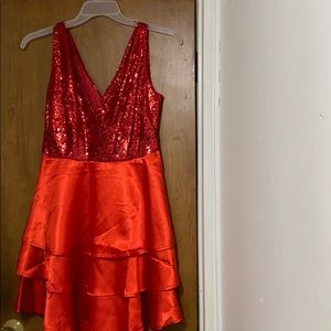 Red dress